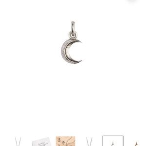 Celestial Charm Silver Crescent Pyrrha bracelet